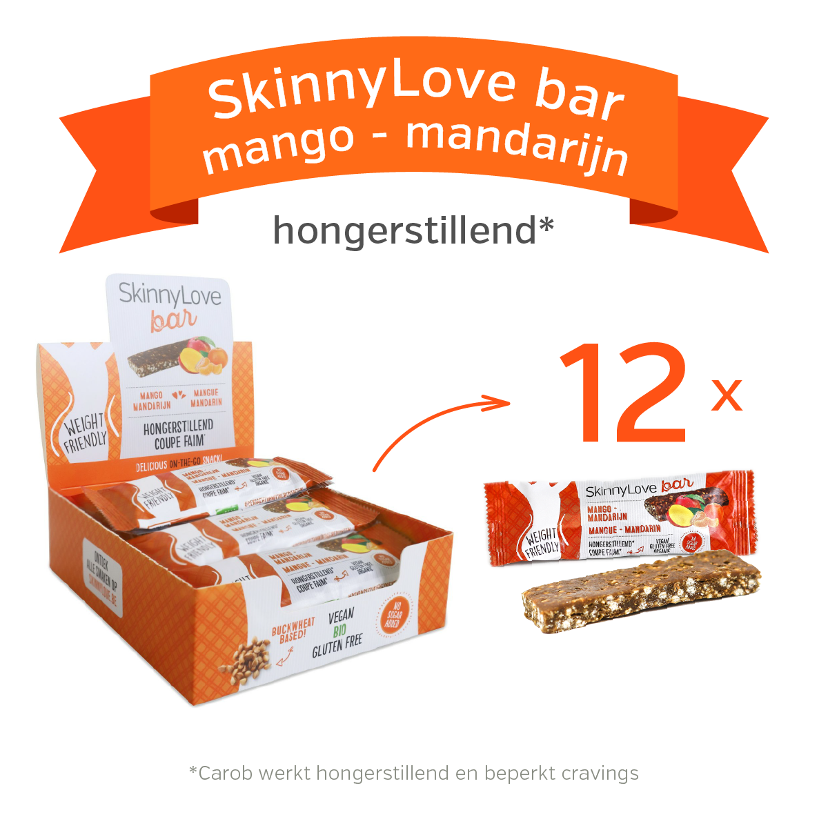 SkinnyLove bar | mango - mandarijn