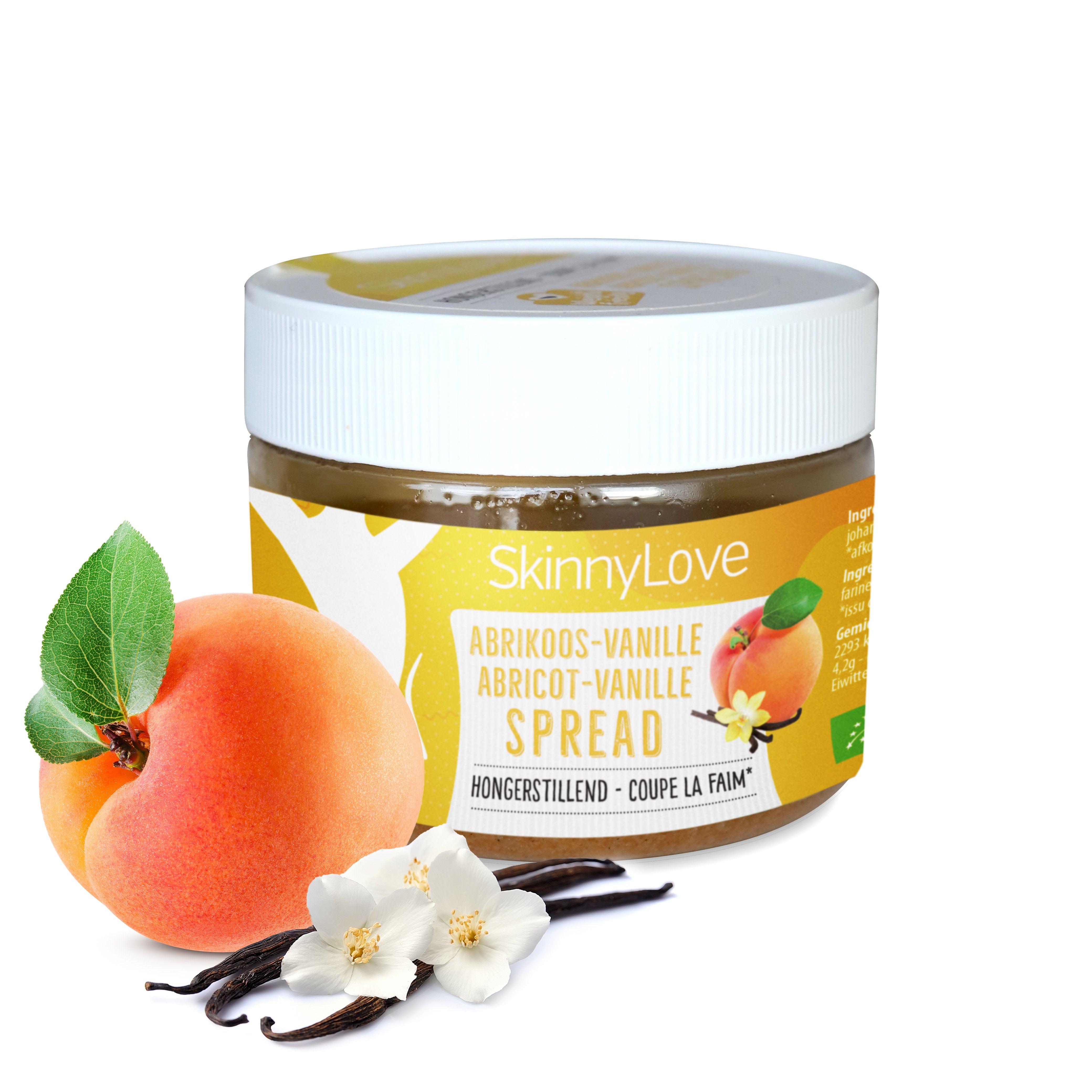 SkinnyLove Spread | abrikoos - vanille