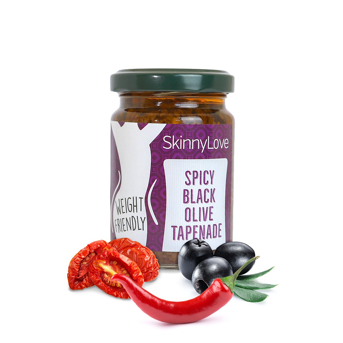 SkinnyLove Spread | spicy black olive tapenade